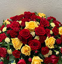 corazon de rosas dia de la madre fallecida