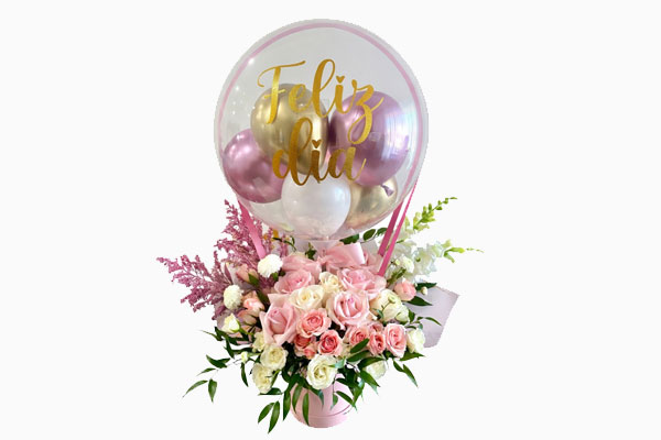 envio de flores con globo a domicilio guatemala